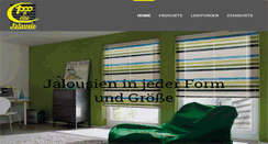 Desktop Screenshot of 1001jalousie.de